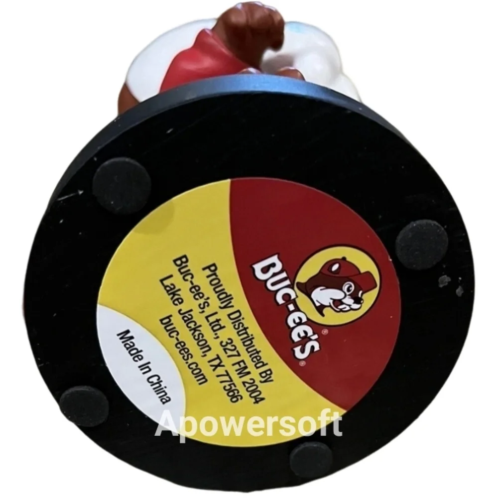 Buc-ee's Beaver Bobblehead - Red and Brown